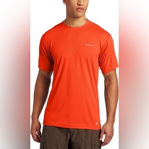 Men’s Columbia Burnt Orange Short Sleeve Performance Tee Size XXL